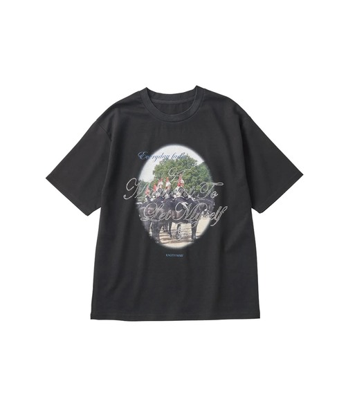 トップス knutq marf rhinestone graphic tee Knuth Marf / クヌースマーフ rhinestone graphic tee（Tシャツ