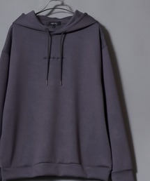 ANPAS Exclusive Ponte Chest-Embroidered Pullover Hoodie / アンパス別注 ポンチ 胸刺繍プルパーカー メンズ レディース スウェット プルオーバー フーディー オーバーサイズ
