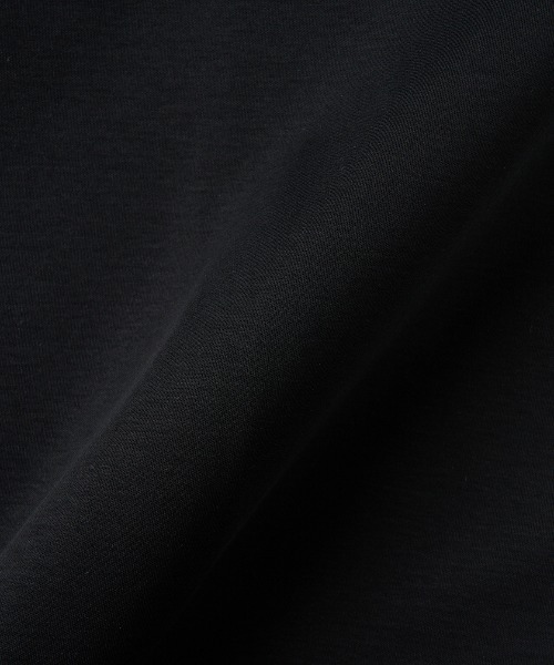 three dots(スリードッツ)の「シルケンジャージー ハーフスリーブトップス(Tシャツ/カットソー・レディース・ブルー系その他/ホワイト/ブラック・SMALL)」の9枚目の写真