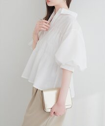 パフスリーブ」に該当するシャツ/ブラウス（ホワイト/白色系
