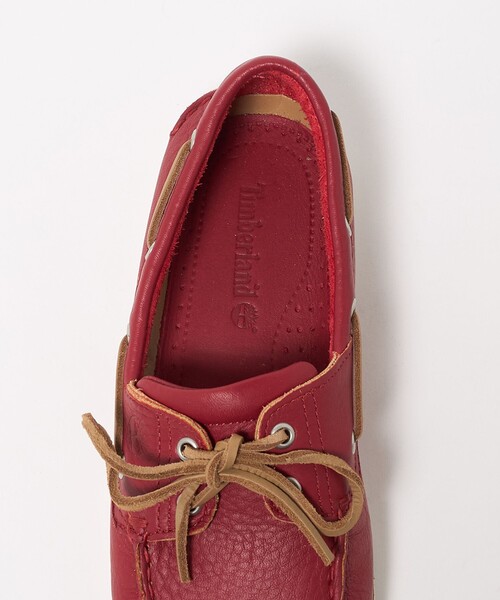 Timberland(ティンバーランド)の「<Timberland> 2EYE CLASSIC/シューズ(モカシン/デッキシューズ・メンズ・レッド・26cm/27cm)」の7枚目の写真