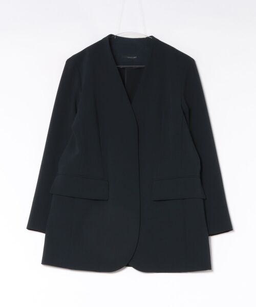 DRESSLAVE（ドレスレイブ）の「【B7/ベーセッツ】nocollar jacket(ノーカラージャケット)（ノーカラージャケット・レディース・ネイビー/ブラウン・38）」の20枚目の写真