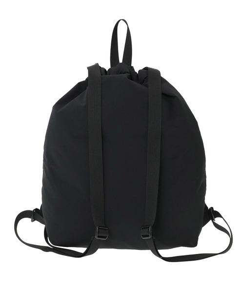 Manhattan Portage(マンハッタンポーテージ)の「HOUSTON DRAWSTRING BAG RIPSTOP TASLAN NYLON CCC(バックパック/リュック・メンズ・ブラック・MEDIUM)」の4枚目の写真