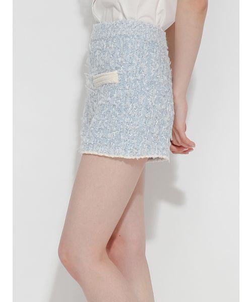 FURFUR(ファーファー)の「ファンシーツイードニットパンツ(その他パンツ・レディース・ライトブルー/ブラック/アイボリー・F)」の10枚目の写真