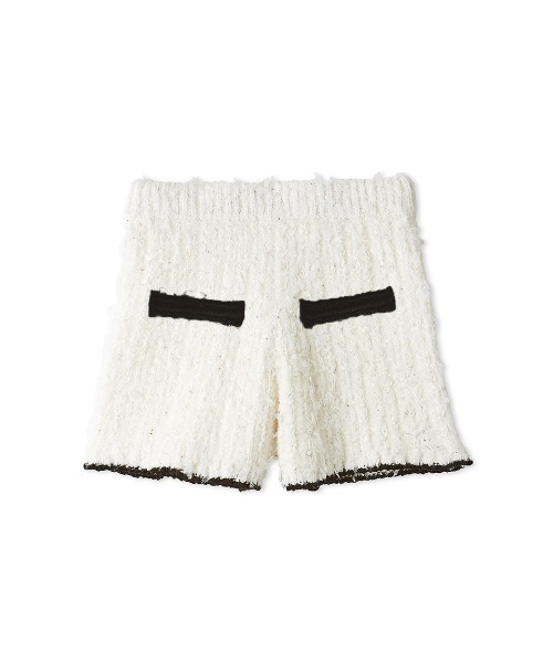FURFUR(ファーファー)の「ファンシーツイードニットパンツ(その他パンツ・レディース・ライトブルー/ブラック/アイボリー・F)」の2枚目の写真