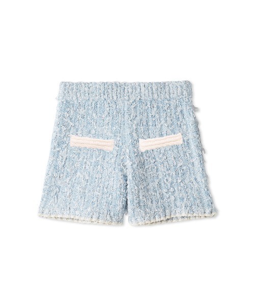 FURFUR(ファーファー)の「ファンシーツイードニットパンツ(その他パンツ・レディース・ライトブルー/ブラック/アイボリー・F)」の4枚目の写真