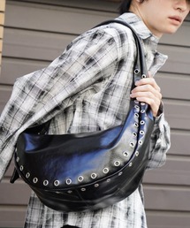 Chikashitsu + | 【Chikashitsu +】eyelet cross bag / 【チカシツプラス】アイレットクロスショルダーバッグ(ショルダーバッグ)