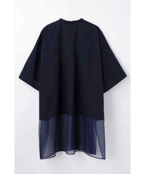 ENFOLD(エンフォルド)の「SHEER BOTTOM SHIRT(Tシャツ/カットソー・レディース・ホワイト/ネイビー・38)」の12枚目の写真