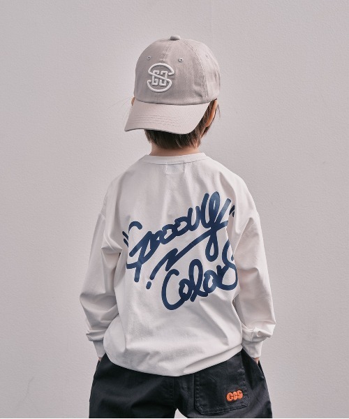 GROOVY COLORS（グルービーカラーズ）の「GROOVY 6 Panel Cap（キャップ・キッズ・チャコールグレー/ライトグレー・M/L）」の2枚目の写真