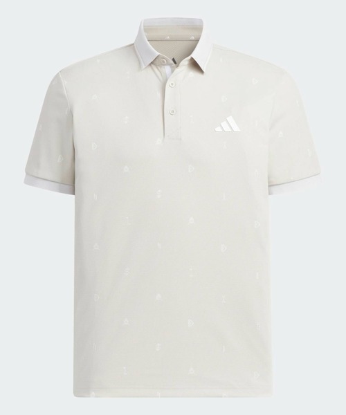 adidas(アディダス)の「モノグラム 半袖ポロシャツ【adidas Golf/アディダスゴルフ】(ポロシャツ・メンズ・グレー・SMALL/MEDIUM/LARGE/X-LARGE/XX-LARGE/3XL)」の5枚目の写真