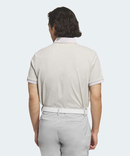 adidas(アディダス)の「モノグラム 半袖ポロシャツ【adidas Golf/アディダスゴルフ】(ポロシャツ・メンズ・グレー・SMALL/MEDIUM/LARGE/X-LARGE/XX-LARGE/3XL)」の2枚目の写真