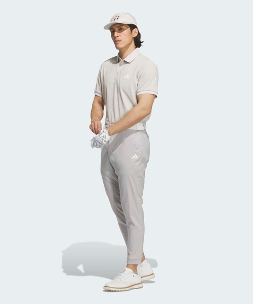 adidas(アディダス)の「モノグラム 半袖ポロシャツ【adidas Golf/アディダスゴルフ】(ポロシャツ・メンズ・グレー・SMALL/MEDIUM/LARGE/X-LARGE/XX-LARGE/3XL)」の3枚目の写真