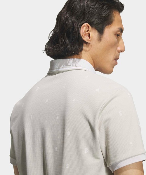 adidas(アディダス)の「モノグラム 半袖ポロシャツ【adidas Golf/アディダスゴルフ】(ポロシャツ・メンズ・グレー・SMALL/MEDIUM/LARGE/X-LARGE/XX-LARGE/3XL)」の6枚目の写真