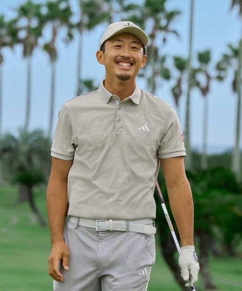 adidas(アディダス)の「モノグラム 半袖ポロシャツ【adidas Golf/アディダスゴルフ】(ポロシャツ・メンズ・グレー・SMALL/MEDIUM/LARGE/X-LARGE/XX-LARGE/3XL)」の8枚目の写真