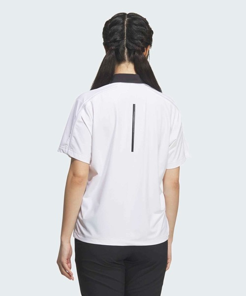 adidas(アディダス)の「アルティメット365ツアー クライマクール 半袖 ポロシャツ【adidas Golf/アディダスゴルフ】(ポロシャツ・レディース・ホワイト・SMALL/MEDIUM/LARGE/X-LARGE/X-SMALL)」の2枚目の写真
