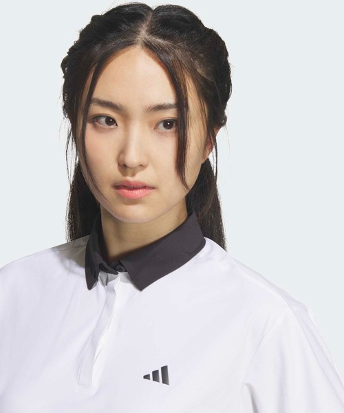 adidas(アディダス)の「アルティメット365ツアー クライマクール 半袖 ポロシャツ【adidas Golf/アディダスゴルフ】(ポロシャツ・レディース・ホワイト・SMALL/MEDIUM/LARGE/X-LARGE/X-SMALL)」の3枚目の写真