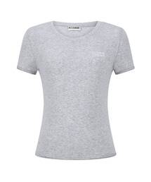 MUTE BLANK SHORT-SLEEVED T-SHIRT [MELANGE GRAY]