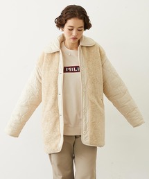 MILKFED.（ミルクフェド）の「REVERSIBLE QUILTED LOGO LONG COAT（その他アウター）」