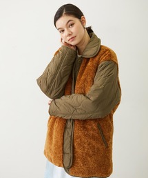 MILKFED.（ミルクフェド）の「REVERSIBLE QUILTED LOGO LONG COAT（その他アウター）」