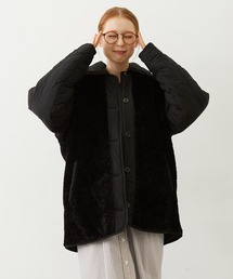 MILKFED.（ミルクフェド）の「REVERSIBLE QUILTED LOGO LONG COAT（その他アウター）」