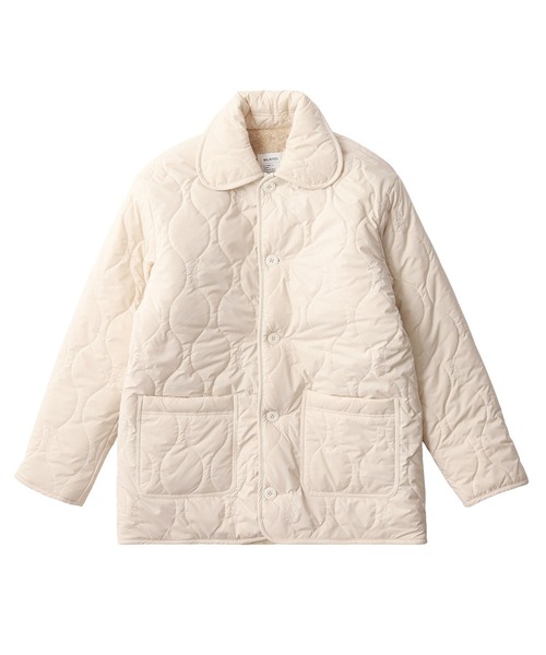 MILKFED.（ミルクフェド）の「REVERSIBLE QUILTED LOGO LONG COAT（その他アウター・レディース・ブラック/オフホワイト/オリーブ・S/M）」の11枚目の写真