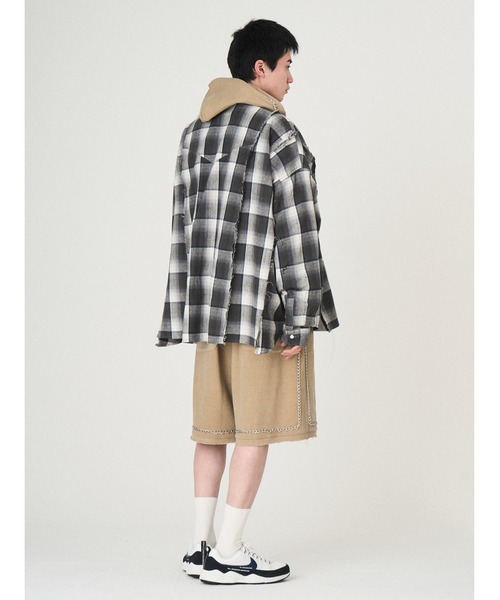 DISCOVERED（ディスカバード）の「SWITCH NEL SHIRTS（シャツ/ブラウス・メンズ・ブラック・SMALL/LARGE）」の3枚目の写真