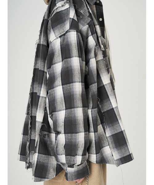 DISCOVERED（ディスカバード）の「SWITCH NEL SHIRTS（シャツ/ブラウス・メンズ・ブラック・SMALL/LARGE）」の7枚目の写真