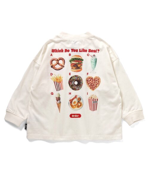 F.O.KIDS(エフオーキッズ)の「バックプリントロンT(Tシャツ/カットソー・キッズ・レインボー/ブラック/ピンク/ライム/オフホワイト・140/150/110/100/120/130/90/80)」の15枚目の写真