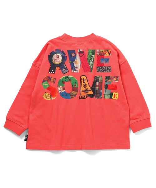 F.O.KIDS(エフオーキッズ)の「バックプリントロンT(Tシャツ/カットソー・キッズ・レインボー/ブラック/ピンク/ライム/オフホワイト・140/150/110/100/120/130/90/80)」の16枚目の写真