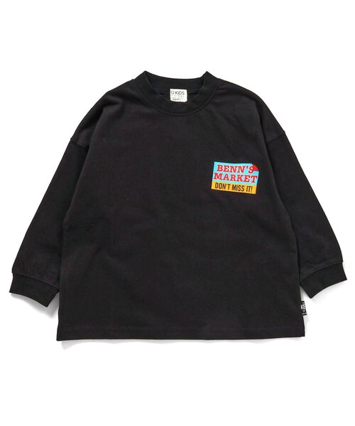 F.O.KIDS(エフオーキッズ)の「バックプリントロンT(Tシャツ/カットソー・キッズ・レインボー/ブラック/ピンク/ライム/オフホワイト・140/150/110/100/120/130/90/80)」の17枚目の写真