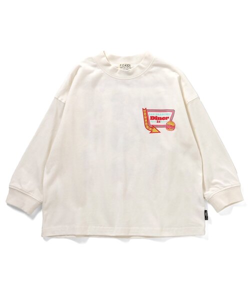 F.O.KIDS(エフオーキッズ)の「バックプリントロンT(Tシャツ/カットソー・キッズ・レインボー/ブラック/ピンク/ライム/オフホワイト・140/150/110/100/120/130/90/80)」の18枚目の写真