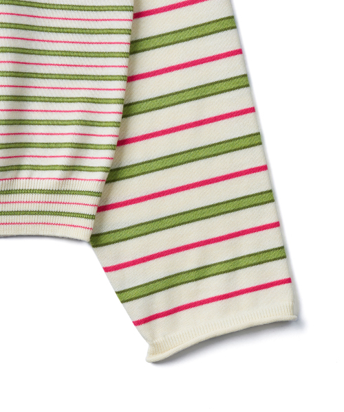 TTUDEMENT(トュードメント)の「STRIPE LONG SLEEVE POLO KNIT_IVORY(ニット/セーター・レディース・その他・FREE)」の7枚目の写真
