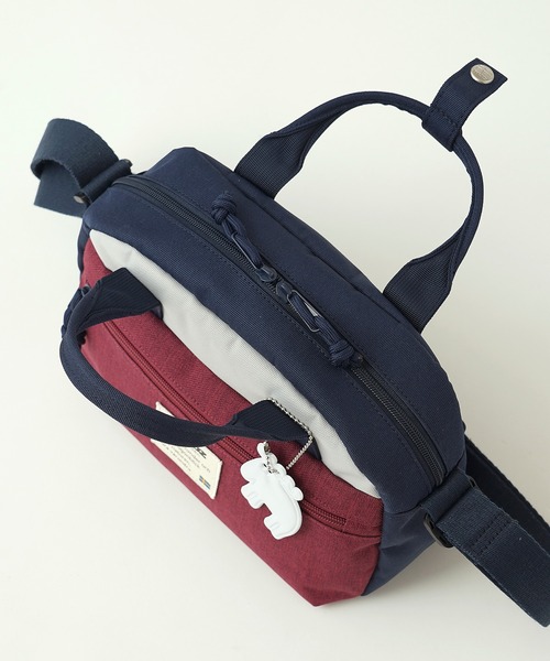 moz(モズ)の「【moz(モズ)】2WAYミニボストン ショルダー ハンドバッグ ZZEI-35(ショルダーバッグ・レディース・ブラック/オレンジ系/トリコロール/グレー×サックスブルー/ネイビー・ONE SIZE)」の18枚目の写真