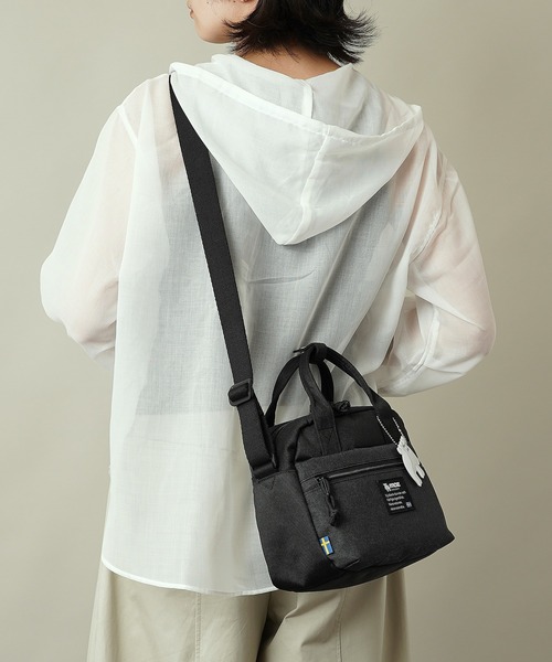 moz(モズ)の「【moz(モズ)】2WAYミニボストン ショルダー ハンドバッグ ZZEI-35(ショルダーバッグ・レディース・ブラック/オレンジ系/トリコロール/グレー×サックスブルー/ネイビー・ONE SIZE)」の9枚目の写真