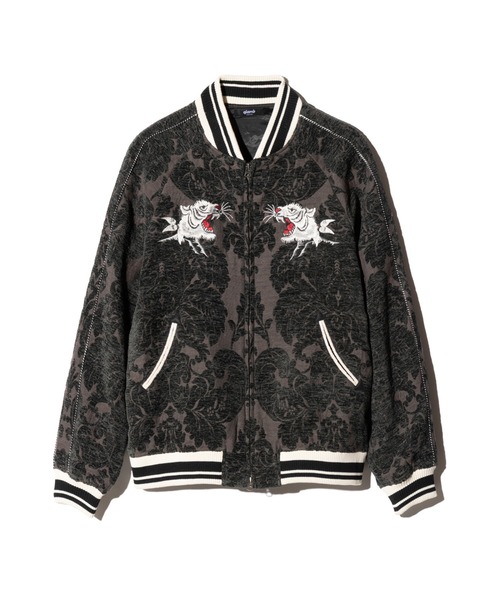 glamb（グラム）の「Gobelin Ska Jumper / ゴブランスカジャンパー（スカジャン・メンズ・ブラック/ブラウン/アイボリー・S/M/L）」の5枚目の写真
