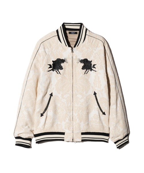 glamb（グラム）の「Gobelin Ska Jumper / ゴブランスカジャンパー（スカジャン・メンズ・ブラック/ブラウン/アイボリー・S/M/L）」の7枚目の写真