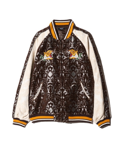 glamb（グラム）の「Gobelin Ska Jumper / ゴブランスカジャンパー（スカジャン・メンズ・ブラック/ブラウン/アイボリー・S/M/L）」の8枚目の写真