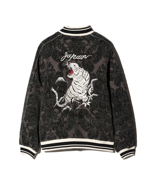 glamb（グラム）の「Gobelin Ska Jumper / ゴブランスカジャンパー（スカジャン・メンズ・ブラック/ブラウン/アイボリー・S/M/L）」の6枚目の写真
