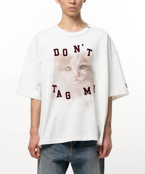 Maison MIHARA YASUHIRO(メゾンミハラヤスヒロ)の「【MIHARAYASUHIRO】CAT PRINTED TEE(Tシャツ/カットソー・メンズ・ブラック/ホワイト・48/44/46)」の2枚目の写真
