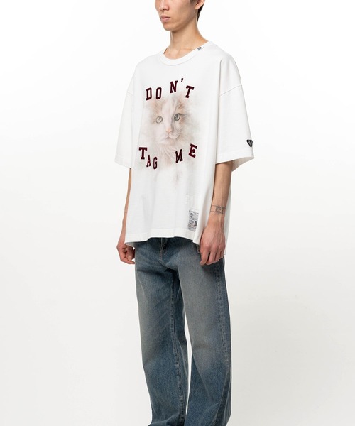 Maison MIHARA YASUHIRO(メゾンミハラヤスヒロ)の「【MIHARAYASUHIRO】CAT PRINTED TEE(Tシャツ/カットソー・メンズ・ブラック/ホワイト・48/44/46)」の4枚目の写真