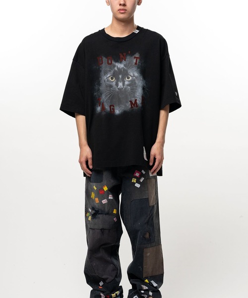 Maison MIHARA YASUHIRO(メゾンミハラヤスヒロ)の「【MIHARAYASUHIRO】CAT PRINTED TEE(Tシャツ/カットソー・メンズ・ブラック/ホワイト・48/44/46)」の7枚目の写真