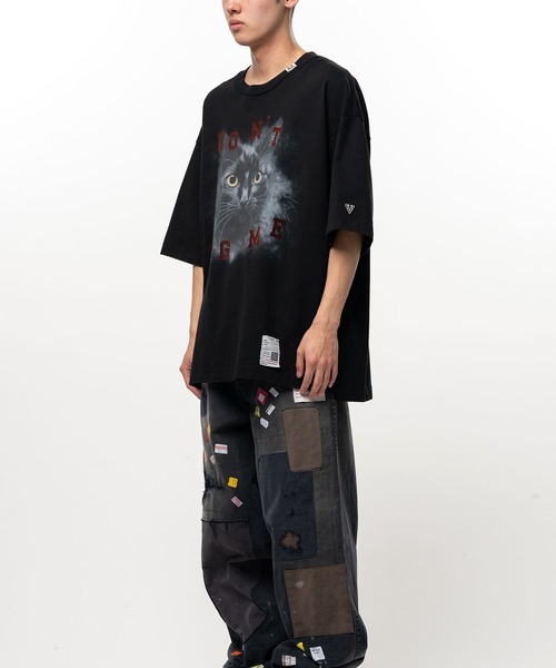 Maison MIHARA YASUHIRO(メゾンミハラヤスヒロ)の「【MIHARAYASUHIRO】CAT PRINTED TEE(Tシャツ/カットソー・メンズ・ブラック/ホワイト・48/44/46)」の8枚目の写真