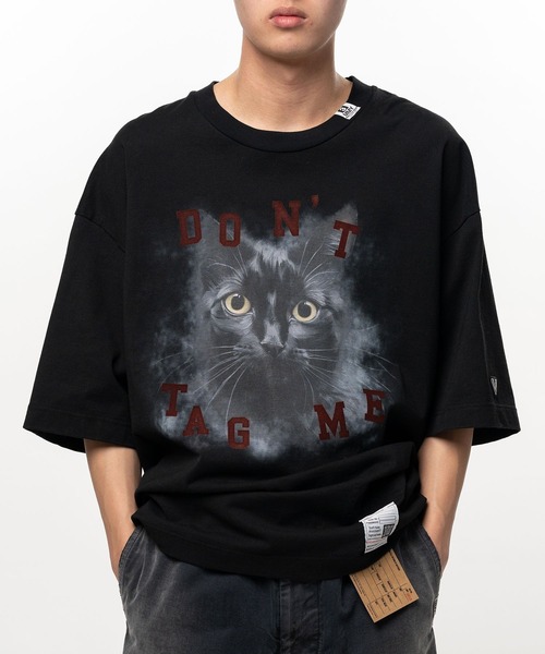 Maison MIHARA YASUHIRO(メゾンミハラヤスヒロ)の「【MIHARAYASUHIRO】CAT PRINTED TEE(Tシャツ/カットソー・メンズ・ブラック/ホワイト・48/44/46)」の10枚目の写真