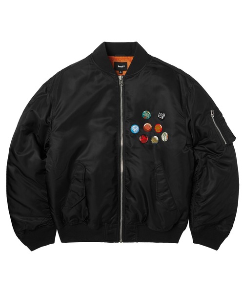 HUF（ハフ）の「OLYMPIA FLIGHT JACKET（ブルゾン・メンズ・ブラック・XXL/XL/L/M/S）」の14枚目の写真