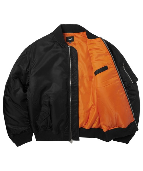 HUF（ハフ）の「OLYMPIA FLIGHT JACKET（ブルゾン・メンズ・ブラック・XXL/XL/L/M/S）」の15枚目の写真