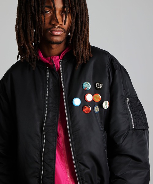 HUF（ハフ）の「OLYMPIA FLIGHT JACKET（ブルゾン・メンズ・ブラック・XXL/XL/L/M/S）」の18枚目の写真