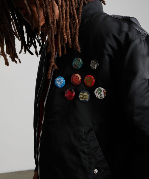 HUF（ハフ）の「OLYMPIA FLIGHT JACKET（ブルゾン・メンズ・ブラック・XXL/XL/L/M/S）」の5枚目の写真