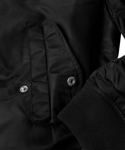 HUF（ハフ）の「OLYMPIA FLIGHT JACKET（ブルゾン・メンズ・ブラック・XXL/XL/L/M/S）」の9枚目の写真