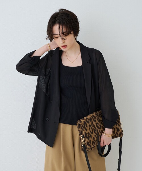 Rouge vif(ルージュヴィフ)の「【CHIMERE/シメール】 レオパード2WAYショルダーバッグ(トートバッグ・レディース・ブラウン系その他・フリー)」の2枚目の写真
