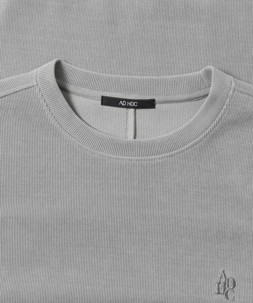 ADHOC(アドホック)の「男性 起毛 ベーシック Tシャツ (LT-BEIGE) (HBALT12)(Tシャツ/カットソー・メンズ・その他・100)」の5枚目の写真